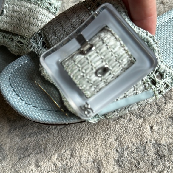 Sam Edelman Bambi Slide Raffia Buckle Sandal Size‎ 8 - Picture 9 of 10